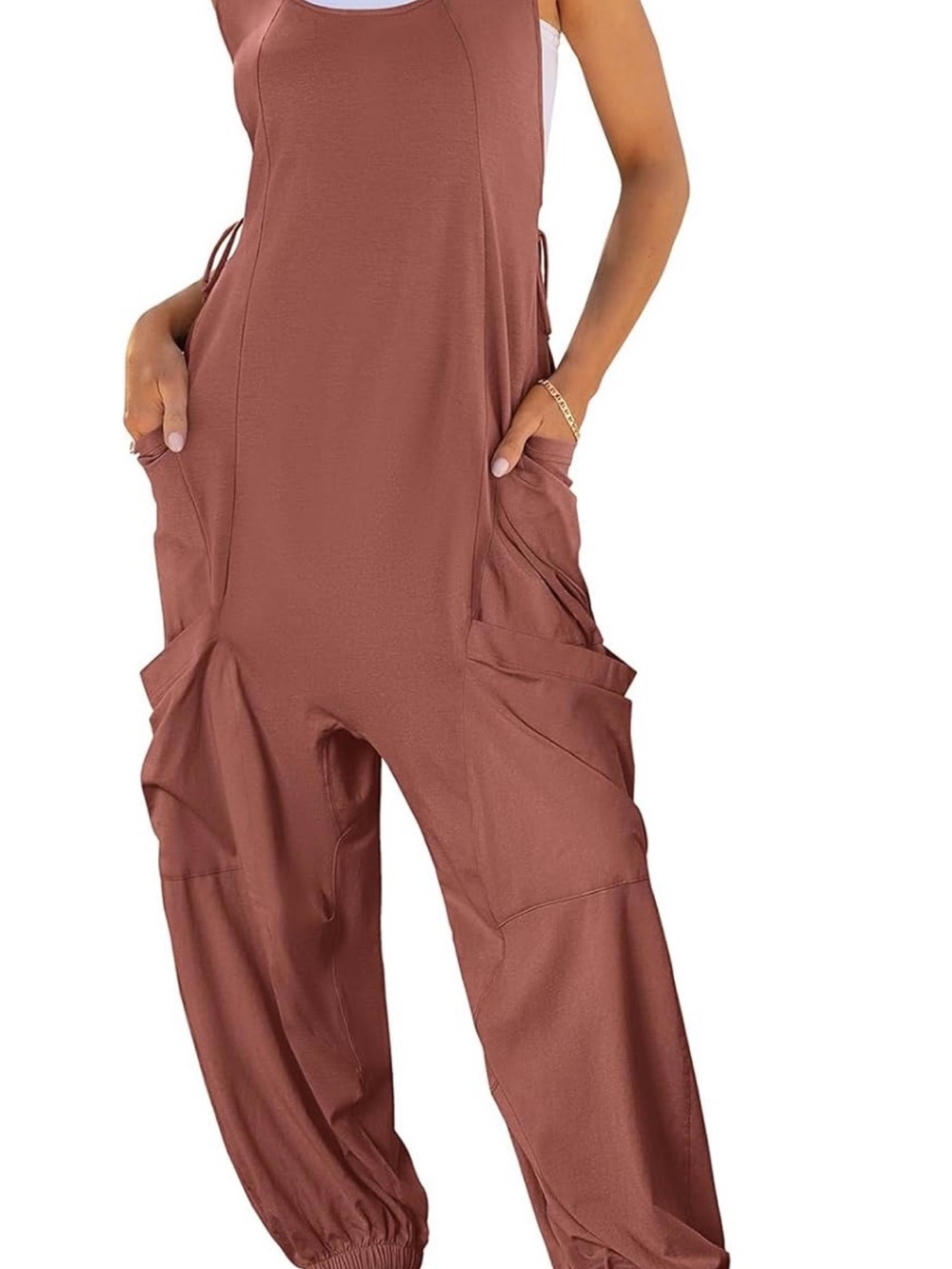 AnRABESS Women Overalls Jumpsuits Loose .